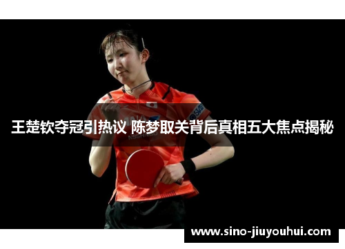 王楚钦夺冠引热议 陈梦取关背后真相五大焦点揭秘